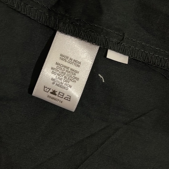 1. State Sleeveless Color BlockTiered Cotton Midi Dress XL Tan Black White - Picture 9 of 9